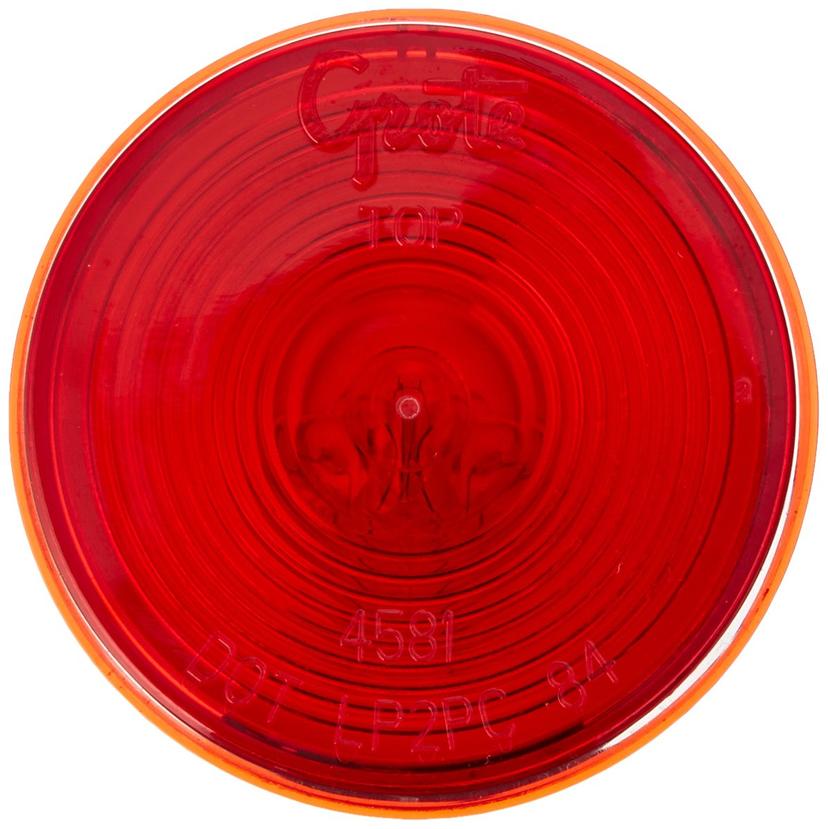 GROTE 45812-5 Red 2 1/2 INCH Round Clearance Marker Light (Optic Lens) GROTE 45812-5 Red 2 1/2 INCH Round Clearance Marker Light (Optic Lens)