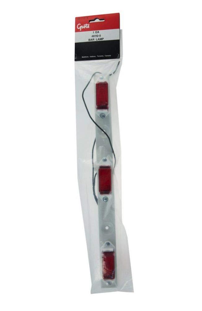 GROTE 49112-5 Economy Light Bar - Red GROTE 49112-5 Economy Light Bar - Red