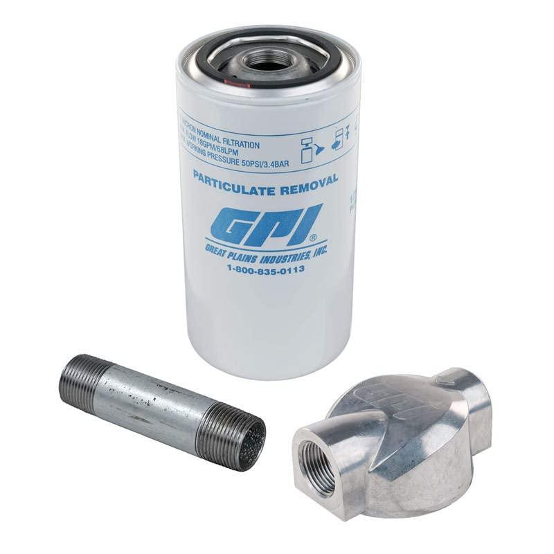 GPI 129500-06 18 GPM, 10 Micron Particulate Filter Kit with 3/4-inch NPT Aluminum Adapter - High quality product image showing GPI 129500-06 18 GPM, 10 Micron Particulate Filter Kit with 3/4-inch NPT Aluminum Adapter details and features GPI 129500-06 18 GPM, 10 Micron Particulate Filter Kit with 3/4-inch NPT Aluminum Adapter - High quality product image showing GPI 129500-06 18 GPM, 10 Micron Particulate Filter Kit with 3/4-inch NPT Aluminum Adapter details and features