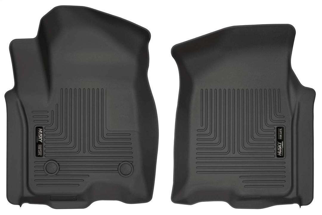 HUSKY LINERS 13211 Weatherbeater Floor Mats | Fits 2019 - 2024 Chevrolet Silverado & GMC Sierra 1500; 2020 - 2024 Silverado/Sierra 2500/3500 Crew Cab/Double Cab | Front Row, 2-pc Black from The Twister Group HUSKY LINERS 13211 Weatherbeater Floor Mats | Fits 2019 - 2024 Chevrolet Silverado & GMC Sierra 1500; 2020 - 2024 Silverado/Sierra 2500/3500 Crew Cab/Double Cab | Front Row, 2-pc Black - The Twister Group Tools product