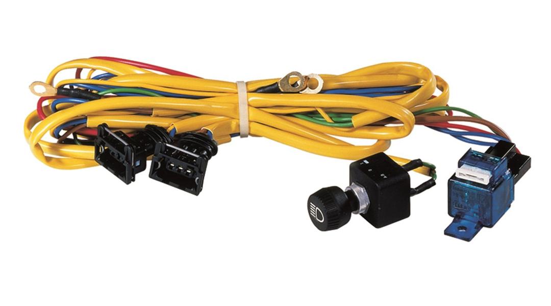 HELLA 148541001 Driving/ Fog Light Wiring Harness; For Rallye 4000 Compact Series Halogen Lamps; Includes Relay and Switch from The Twister Group HELLA 148541001 Driving/ Fog Light Wiring Harness; For Rallye 4000 Compact Series Halogen Lamps; Includes Relay and Switch - The Twister Group Tools product