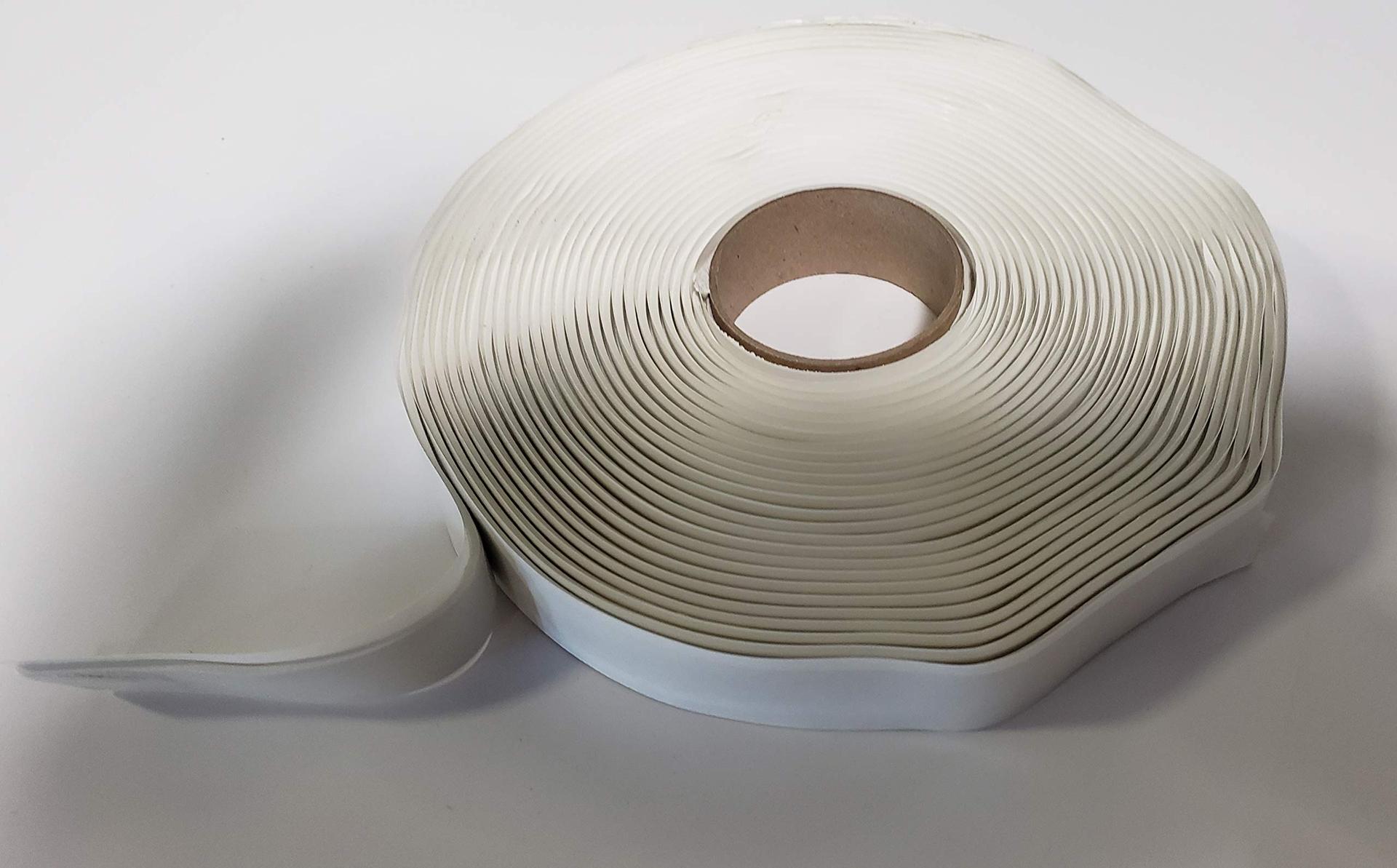 HENGS 5131 Roof Repair Tape; Use To Seal And Bond Around Windows/ Doors/ Vents; For Use On Rubber Roofs/Metal/ Wood/ Concrete/ Glass/ Plastic; Non-Trimable Butyl Tape; 1/8 Inch Thick x 3/4 Inch Width x 30 Foot Roll; White - High quality product image showing HENGS 5131 Roof Repair Tape; Use To Seal And Bond Around Windows/ Doors/ Vents; For Use On Rubber Roofs/Metal/ Wood/ Concrete/ Glass/ Plastic; Non-Trimable Butyl Tape; 1/8 Inch Thick x 3/4 Inch Width x 30 Foot Roll; White details and features HENGS 5131 Roof Repair Tape; Use To Seal And Bond Around Windows/ Doors/ Vents; For Use On Rubber Roofs/Metal/ Wood/ Concrete/ Glass/ Plastic; Non-Trimable Butyl Tape; 1/8 Inch Thick x 3/4 Inch Width x 30 Foot Roll; White - High quality product image showing HENGS 5131 Roof Repair Tape; Use To Seal And Bond Around Windows/ Doors/ Vents; For Use On Rubber Roofs/Metal/ Wood/ Concrete/ Glass/ Plastic; Non-Trimable Butyl Tape; 1/8 Inch Thick x 3/4 Inch Width x 30 Foot Roll; White details and features