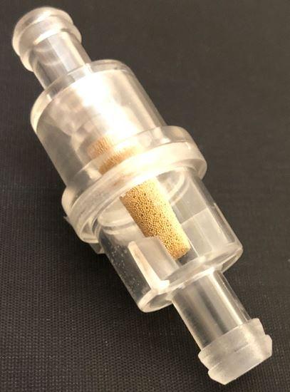 HELIX RACING 118-9019 FUEL FILTER 1/4FT (6MM) SMALL CYLI, Complete Assembly; In-Line; 1/4 Inch Inlet/Outlet; Small Cylinder Shape; 40 Micron Copper Pellet Sinter Element; Clear Housing; 440 To 450 Milliliter Per Minute Flow Rate; Single from The Twister Group HELIX RACING 118-9019 FUEL FILTER 1/4FT (6MM) SMALL CYLI, Complete Assembly; In-Line; 1/4 Inch Inlet/Outlet; Small Cylinder Shape; 40 Micron Copper Pellet Sinter Element; Clear Housing; 440 To 450 Milliliter Per Minute Flow Rate; Single - The Twister Group Tools product