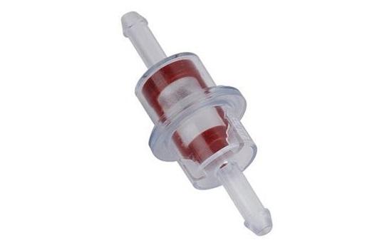 HELIX RACING 118-9109 FUEL FILTER 1/4FT (6MM) CYLINDRICA, Complete Assembly; In-Line; 1/4 Inch Inlet/Outlet; Small Cylinder Shape; 150 Micron Nylon Mesh Screen Element; Clear/ Red Housing; 620 To 640 Milliliter Per Minute Flow Rate; Single from The Twister Group HELIX RACING 118-9109 FUEL FILTER 1/4FT (6MM) CYLINDRICA, Complete Assembly; In-Line; 1/4 Inch Inlet/Outlet; Small Cylinder Shape; 150 Micron Nylon Mesh Screen Element; Clear/ Red Housing; 620 To 640 Milliliter Per Minute Flow Rate; Single - The Twister Group Tools product