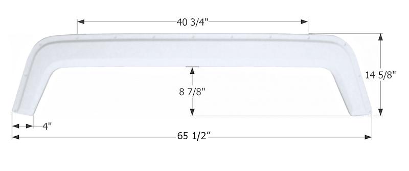 ICON 01539 FLEETWOOD FENDER FS740PW ICON 01539 FLEETWOOD FENDER FS740PW