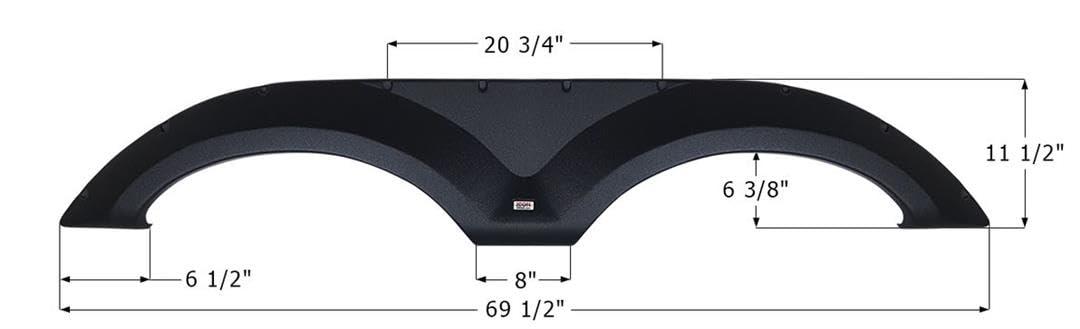 ICON 14183 Tandem Axle Fender Skirt FS4183 for Forest River - Black - High quality product image showing ICON 14183 Tandem Axle Fender Skirt FS4183 for Forest River - Black details and features ICON 14183 Tandem Axle Fender Skirt FS4183 for Forest River - Black - High quality product image showing ICON 14183 Tandem Axle Fender Skirt FS4183 for Forest River - Black details and features