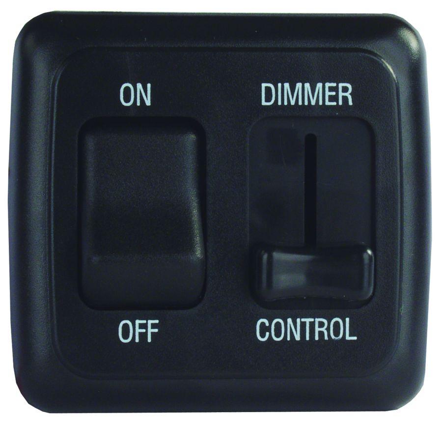 JR PRODUCTS 12275 Black Dimmer On/Off Switch with Bezel from The Twister Group JR PRODUCTS 12275 Black Dimmer On/Off Switch with Bezel - The Twister Group Tools product