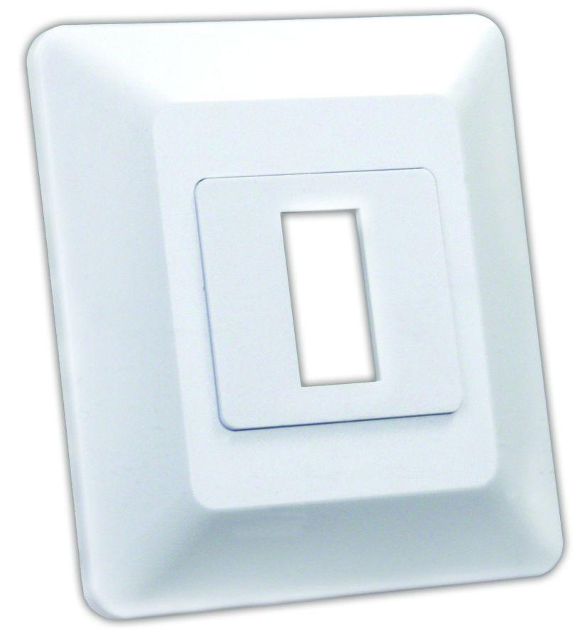 JR PRODUCTS 13605 Switch Base and Face Plate - Single,White from The Twister Group JR PRODUCTS 13605 Switch Base and Face Plate - Single,White - The Twister Group Tools product