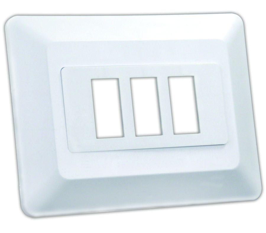 JR PRODUCTS 13625 Switch Base and Face Plate - Triple, White - High quality product image showing JR PRODUCTS 13625 Switch Base and Face Plate - Triple, White details and features JR PRODUCTS 13625 Switch Base and Face Plate - Triple, White - High quality product image showing JR PRODUCTS 13625 Switch Base and Face Plate - Triple, White details and features
