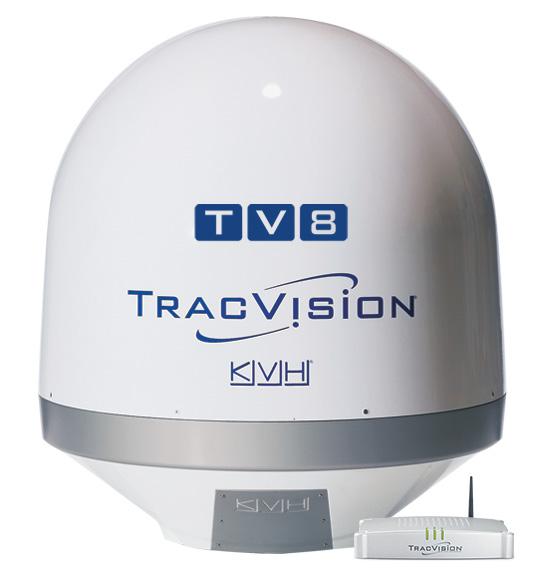 KVH 01-0386-07 Satellite TV System; TracVision TV8, Configured For North American Systems (DirecTV, Dish, Or Bell TV). 32 INCH Dish KVH 01-0386-07 Satellite TV System; TracVision TV8, Configured For North American Systems (DirecTV, Dish, Or Bell TV). 32 INCH Dish