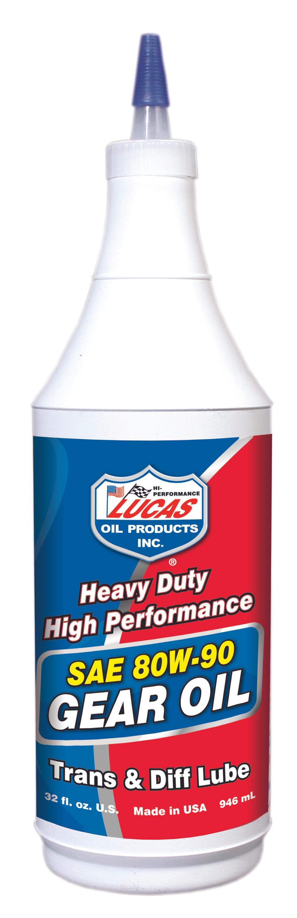 LUCAS OIL 10043 Heavy Duty Gear Oil, 32 oz, Plastic Bottle, Amber, Liquid from The Twister Group LUCAS OIL 10043 Heavy Duty Gear Oil, 32 oz, Plastic Bottle, Amber, Liquid - The Twister Group Tools product