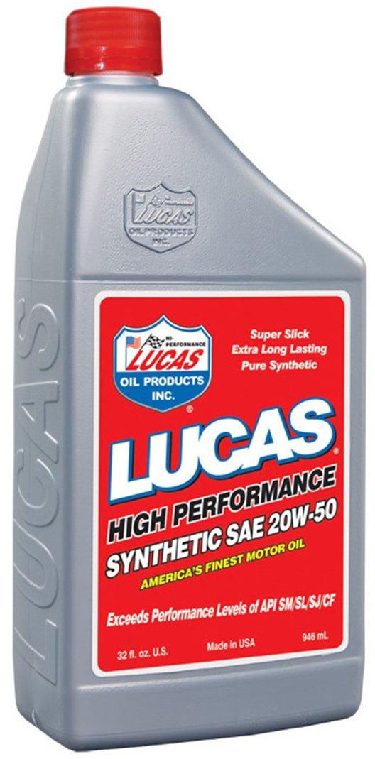 LUCAS OIL 10054 SAE 20W-50 Synthetic Racing Oil - Bottle, 1 Quart (32 Ounces) (Case of 6) from The Twister Group LUCAS OIL 10054 SAE 20W-50 Synthetic Racing Oil - Bottle, 1 Quart (32 Ounces) (Case of 6) - The Twister Group Tools product