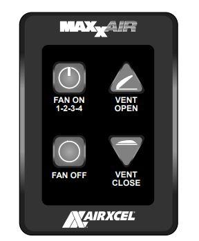MAXXAIR 00A03550K Wall Thermostat; MaxxFan; For Use With Maxxair Roof Vents; 4 Key; With Fan On (4 Fan Speed) And Off Control/ Vent Open And Close Control; Without Digital Readout; Wall Mount; Black - High quality product image showing MAXXAIR 00A03550K Wall Thermostat; MaxxFan; For Use With Maxxair Roof Vents; 4 Key; With Fan On (4 Fan Speed) And Off Control/ Vent Open And Close Control; Without Digital Readout; Wall Mount; Black details and features MAXXAIR 00A03550K Wall Thermostat; MaxxFan; For Use With Maxxair Roof Vents; 4 Key; With Fan On (4 Fan Speed) And Off Control/ Vent Open And Close Control; Without Digital Readout; Wall Mount; Black - High quality product image showing MAXXAIR 00A03550K Wall Thermostat; MaxxFan; For Use With Maxxair Roof Vents; 4 Key; With Fan On (4 Fan Speed) And Off Control/ Vent Open And Close Control; Without Digital Readout; Wall Mount; Black details and features