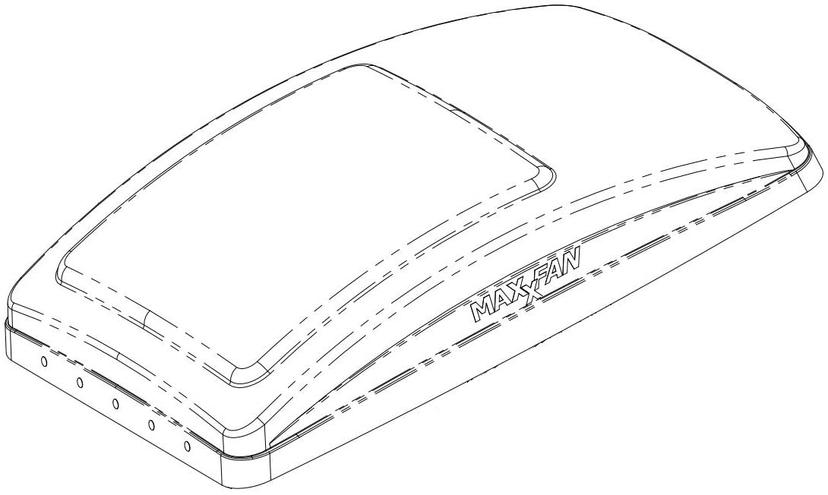 MAXXAIR 05-30520 MAXX FAN LID SMOKE MAXXAIR 05-30520 MAXX FAN LID SMOKE