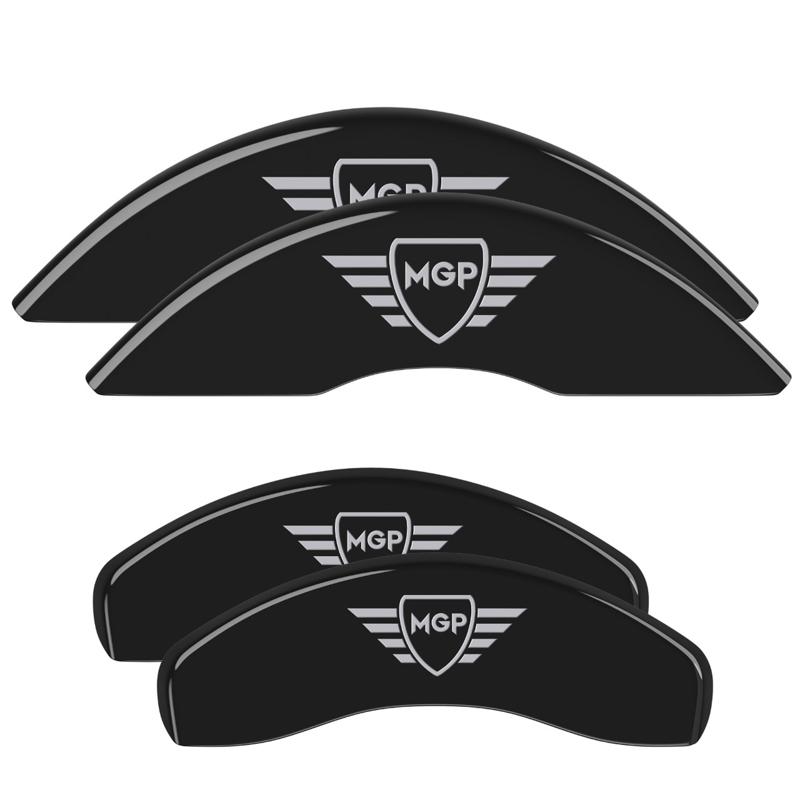 MGP CALIPER 13088SMGPBK Caliper Cover; MGP Logo; Powder Coated; Black; Aluminum; Set Of 4 from The Twister Group MGP CALIPER 13088SMGPBK Caliper Cover; MGP Logo; Powder Coated; Black; Aluminum; Set Of 4 - The Twister Group Tools product