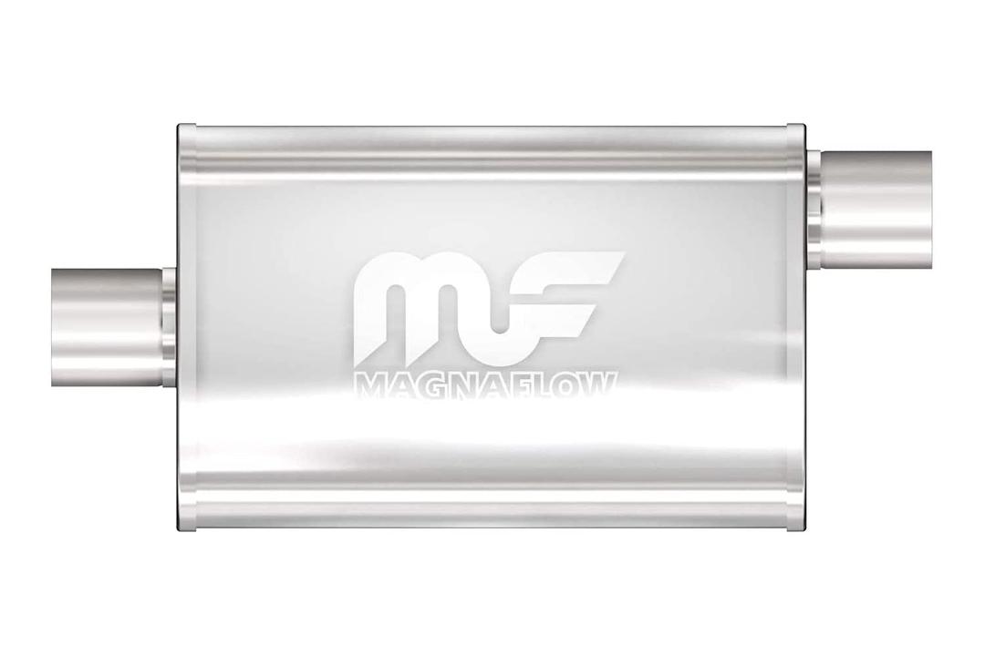 MAGNAFLOW 11229 Exhaust Muffler 3 INCH/3 INCH Inlet/Outlet, 4x9x14 INCH Oval, Stainless Steel, Satin Finish from The Twister Group MAGNAFLOW 11229 Exhaust Muffler 3 INCH/3 INCH Inlet/Outlet, 4x9x14 INCH Oval, Stainless Steel, Satin Finish - The Twister Group Tools product