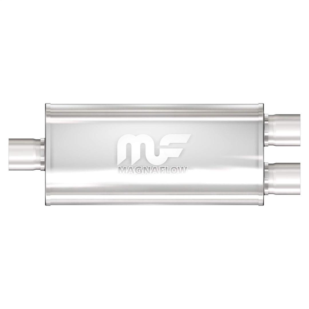 MAGNAFLOW 12158 Exhaust Muffler 2.5 INCH/2.5 INCH Inlet/Outlet, 5x8x14 INCH Oval, Stainless Steel, Satin Finish from The Twister Group MAGNAFLOW 12158 Exhaust Muffler 2.5 INCH/2.5 INCH Inlet/Outlet, 5x8x14 INCH Oval, Stainless Steel, Satin Finish - The Twister Group Tools product