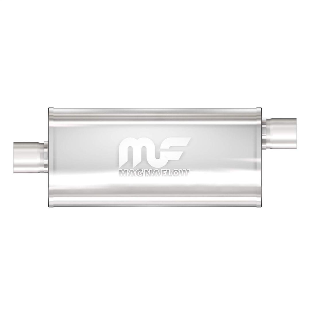 MAGNAFLOW 12256 Exhaust Muffler 2.5 INCH/2.5 INCH Inlet/Outlet, 5x8x18 INCH Oval, Stainless Steel, Satin Finish from The Twister Group MAGNAFLOW 12256 Exhaust Muffler 2.5 INCH/2.5 INCH Inlet/Outlet, 5x8x18 INCH Oval, Stainless Steel, Satin Finish - The Twister Group Tools product