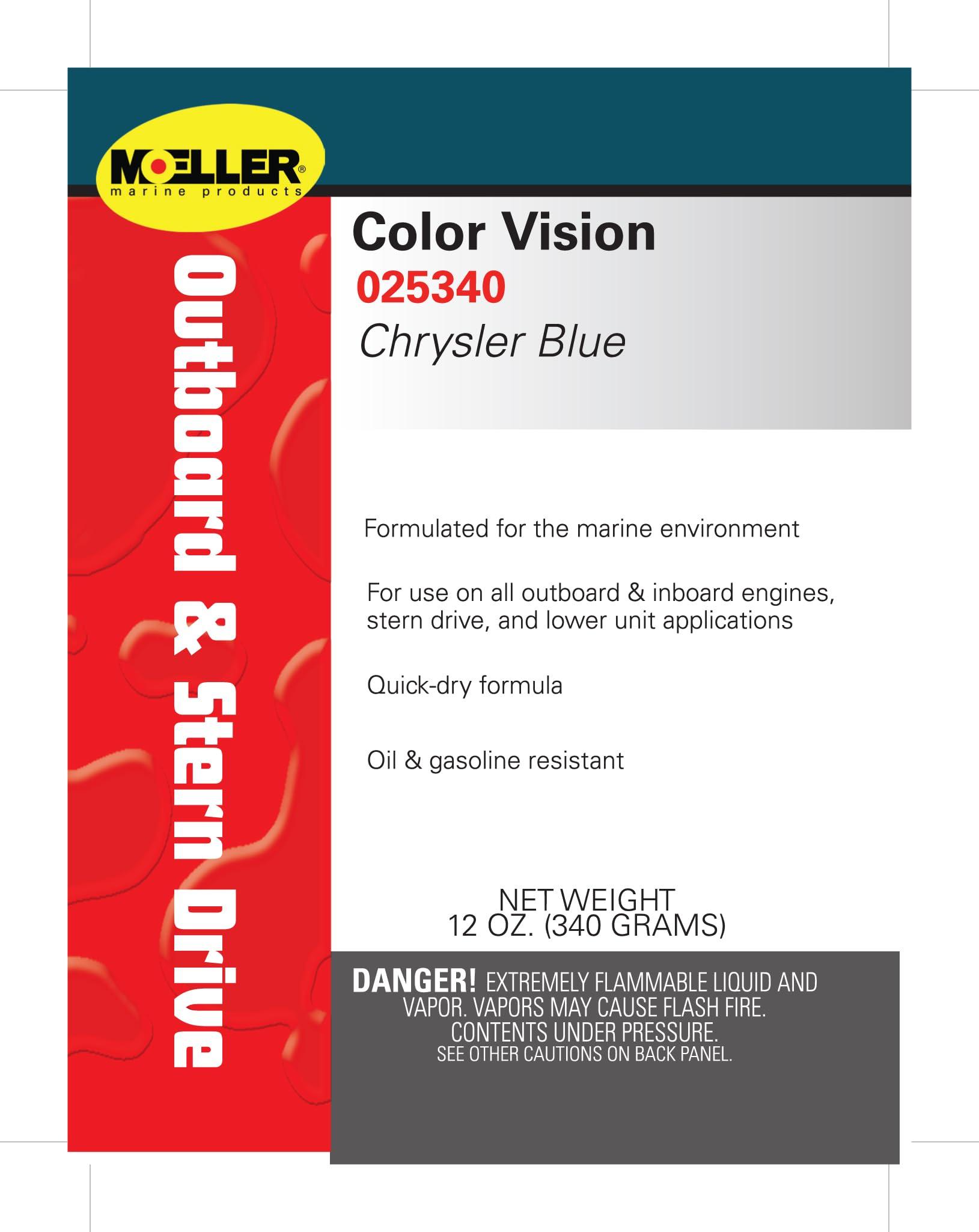 MOELLER 025340 Color Vision Paint Color: Chrysler Blue - High quality product image showing MOELLER 025340 Color Vision Paint Color: Chrysler Blue details and features MOELLER 025340 Color Vision Paint Color: Chrysler Blue - High quality product image showing MOELLER 025340 Color Vision Paint Color: Chrysler Blue details and features