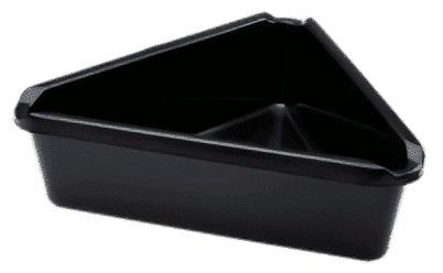MIDWEST CAN 6375 7.5 QT TRIANGLE DRAIN PAN, 7-1/2 Quart Capacity; 14 Inch Length x 14 Inch Width; 5 Inch Height; Black; High Density Polyethylene; Triangle; Without Handle - High quality product image showing MIDWEST CAN 6375 7.5 QT TRIANGLE DRAIN PAN, 7-1/2 Quart Capacity; 14 Inch Length x 14 Inch Width; 5 Inch Height; Black; High Density Polyethylene; Triangle; Without Handle details and features MIDWEST CAN 6375 7.5 QT TRIANGLE DRAIN PAN, 7-1/2 Quart Capacity; 14 Inch Length x 14 Inch Width; 5 Inch Height; Black; High Density Polyethylene; Triangle; Without Handle - High quality product image showing MIDWEST CAN 6375 7.5 QT TRIANGLE DRAIN PAN, 7-1/2 Quart Capacity; 14 Inch Length x 14 Inch Width; 5 Inch Height; Black; High Density Polyethylene; Triangle; Without Handle details and features