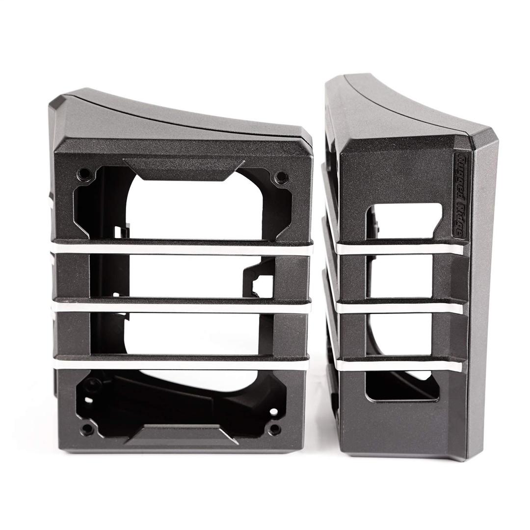 RUGGED RIDGE 11226.04 Elite Guard Kit, Tail Light, Brushed Black Fits 2007-2018 Jeep Wrangler JK from The Twister Group RUGGED RIDGE 11226.04 Elite Guard Kit, Tail Light, Brushed Black Fits 2007-2018 Jeep Wrangler JK - The Twister Group Tools product
