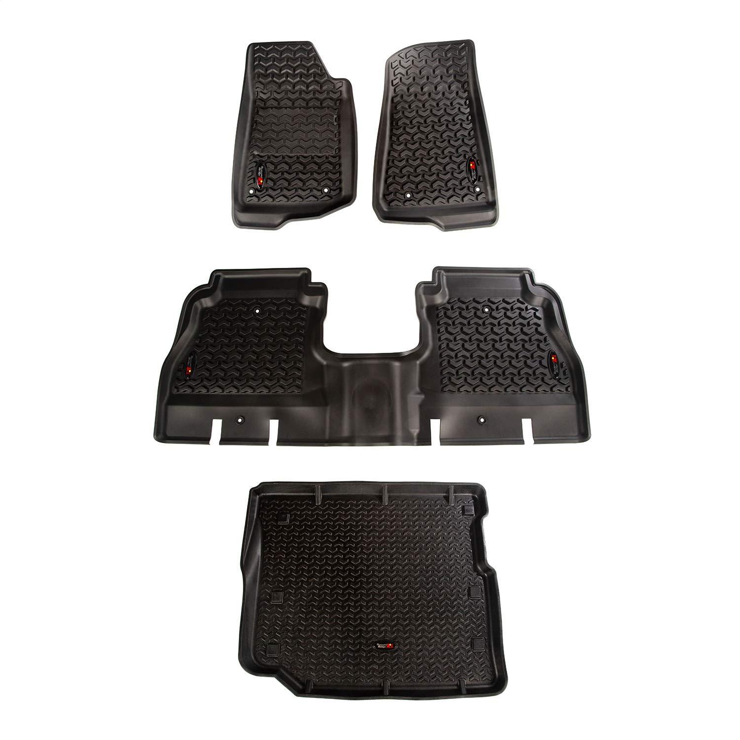RUGGED RIDGE 12988.05 Floor Liner, Front/Rear/Cargo Fits 2018-2024 Jeep Wrangler JL 4-Door - High quality product image showing RUGGED RIDGE 12988.05 Floor Liner, Front/Rear/Cargo Fits 2018-2024 Jeep Wrangler JL 4-Door details and features RUGGED RIDGE 12988.05 Floor Liner, Front/Rear/Cargo Fits 2018-2024 Jeep Wrangler JL 4-Door - High quality product image showing RUGGED RIDGE 12988.05 Floor Liner, Front/Rear/Cargo Fits 2018-2024 Jeep Wrangler JL 4-Door details and features