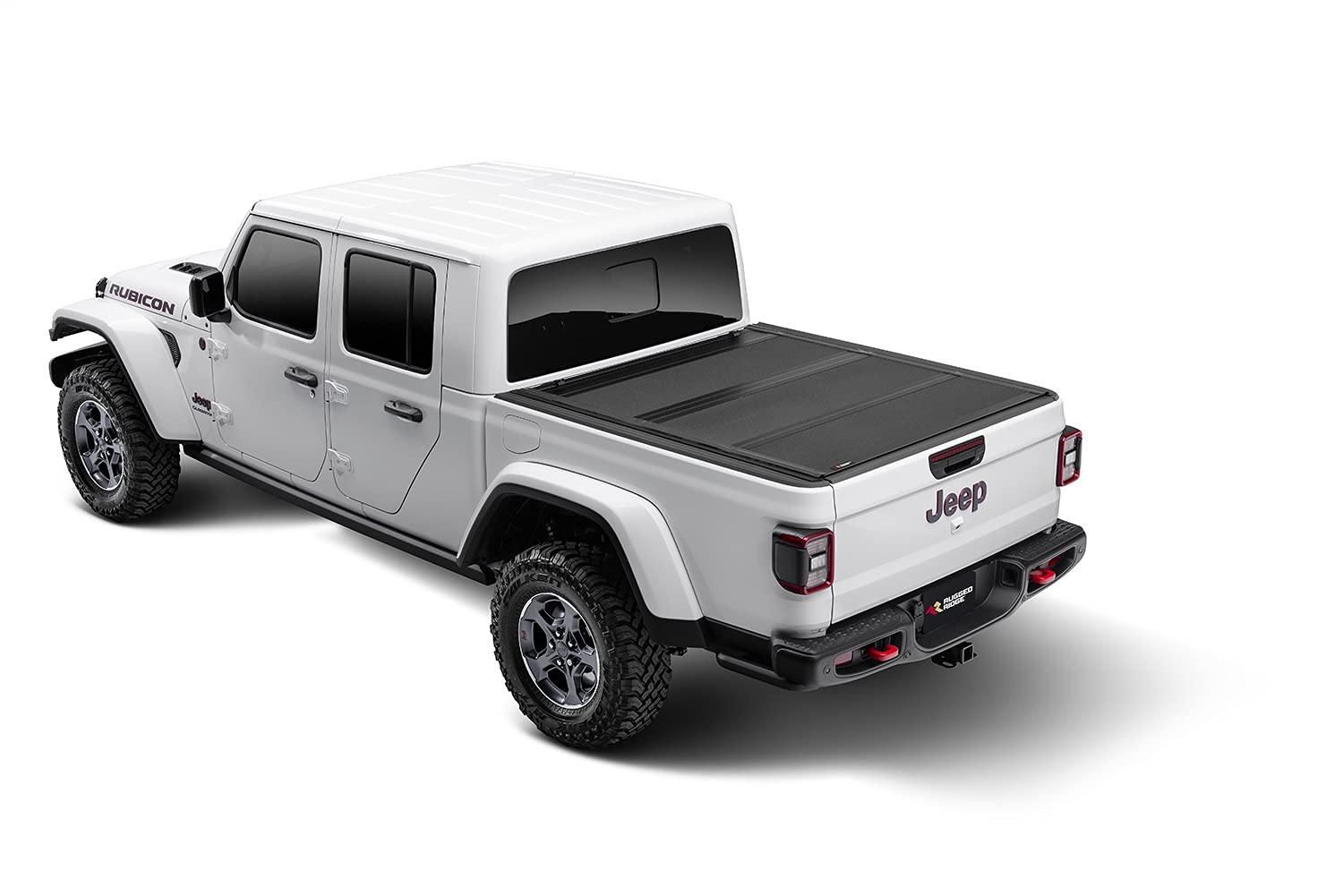 RUGGED RIDGE 13550.24 Armis Hard Folding Tonneau Cover for Jeep Gladiator JT | Textured Black, Tri-Fold, Weather Resistant, Full Bed Access Fits 2020-2024 Jeep Gladiator JT - High quality product image showing RUGGED RIDGE 13550.24 Armis Hard Folding Tonneau Cover for Jeep Gladiator JT | Textured Black, Tri-Fold, Weather Resistant, Full Bed Access Fits 2020-2024 Jeep Gladiator JT details and features RUGGED RIDGE 13550.24 Armis Hard Folding Tonneau Cover for Jeep Gladiator JT | Textured Black, Tri-Fold, Weather Resistant, Full Bed Access Fits 2020-2024 Jeep Gladiator JT - High quality product image showing RUGGED RIDGE 13550.24 Armis Hard Folding Tonneau Cover for Jeep Gladiator JT | Textured Black, Tri-Fold, Weather Resistant, Full Bed Access Fits 2020-2024 Jeep Gladiator JT details and features