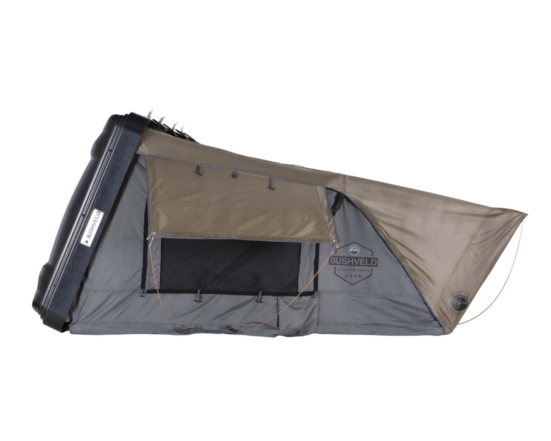 OVERLAND 18089901 Bushveld Hard Shell Clam Shell Roof Top Tent with Aluminum Base Dark Grey Body and Green Rainfly - 4 Person Tent - Four Seasons Ready - High quality product image showing OVERLAND 18089901 Bushveld Hard Shell Clam Shell Roof Top Tent with Aluminum Base Dark Grey Body and Green Rainfly - 4 Person Tent - Four Seasons Ready details and features OVERLAND 18089901 Bushveld Hard Shell Clam Shell Roof Top Tent with Aluminum Base Dark Grey Body and Green Rainfly - 4 Person Tent - Four Seasons Ready - High quality product image showing OVERLAND 18089901 Bushveld Hard Shell Clam Shell Roof Top Tent with Aluminum Base Dark Grey Body and Green Rainfly - 4 Person Tent - Four Seasons Ready details and features