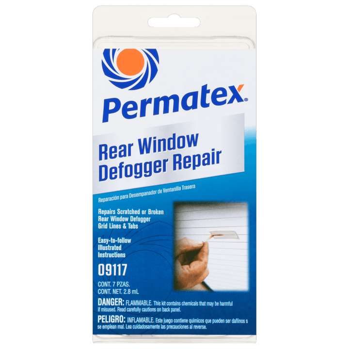 PERMATEX 09117 Rear Window Defroster Repair Kit; Use To Repair Damaged Rear Window Defogger Grids And Tabs; Single - High quality product image showing PERMATEX 09117 Rear Window Defroster Repair Kit; Use To Repair Damaged Rear Window Defogger Grids And Tabs; Single details and features PERMATEX 09117 Rear Window Defroster Repair Kit; Use To Repair Damaged Rear Window Defogger Grids And Tabs; Single - High quality product image showing PERMATEX 09117 Rear Window Defroster Repair Kit; Use To Repair Damaged Rear Window Defogger Grids And Tabs; Single details and features