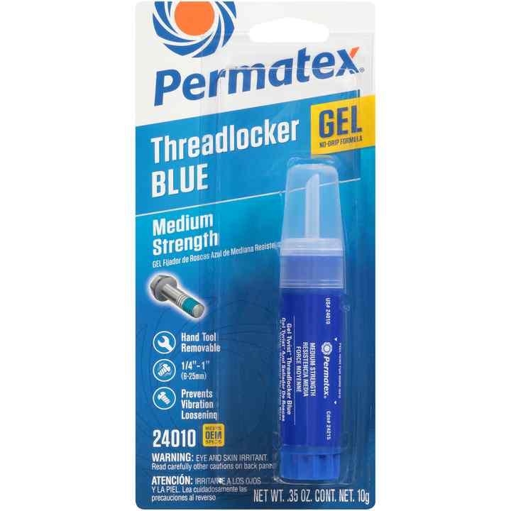 PERMATEX 24010 Threadlocker Blue Gel 10 Gram PERMATEX 24010 Threadlocker Blue Gel 10 Gram
