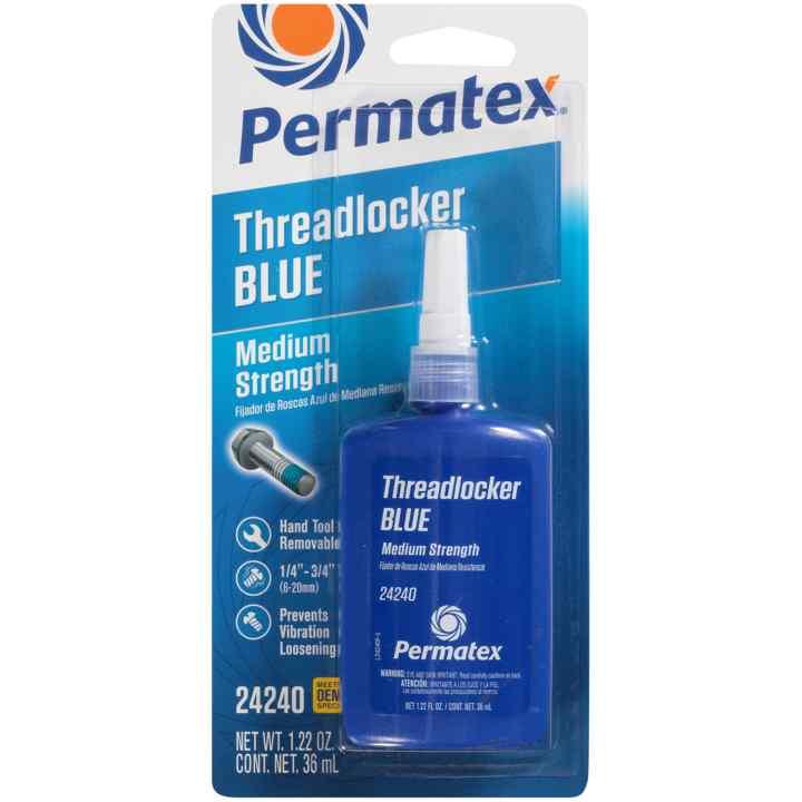 PERMATEX 24240 Threadlocker 1.22 Oz. Blue PERMATEX 24240 Threadlocker 1.22 Oz. Blue