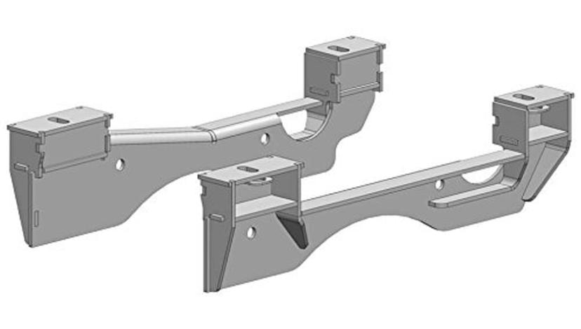 PULLRITE 2766 ISR Series Custom Mounting Kit - 2017 Ford F250/F350 with Aluminum Bed PULLRITE 2766 ISR Series Custom Mounting Kit - 2017 Ford F250/F350 with Aluminum Bed