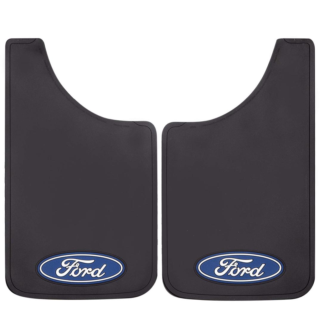 PLASTICOLOR 000539R01 Ford Oval Logo Easy Fit Mud Guard 11 INCHx19 INCH - Set of 2, Black from The Twister Group PLASTICOLOR 000539R01 Ford Oval Logo Easy Fit Mud Guard 11 INCHx19 INCH - Set of 2, Black - The Twister Group Tools product