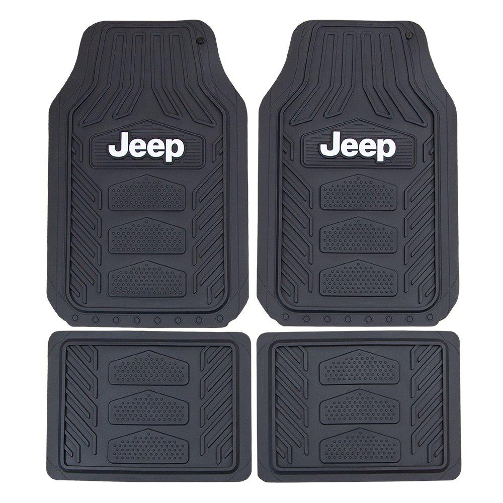 PLASTICOLOR 001668R01 Jeep Weatherpro 4 Piece Floor Mats Set, Floor Mats, One Size, Black from The Twister Group PLASTICOLOR 001668R01 Jeep Weatherpro 4 Piece Floor Mats Set, Floor Mats, One Size, Black - The Twister Group product