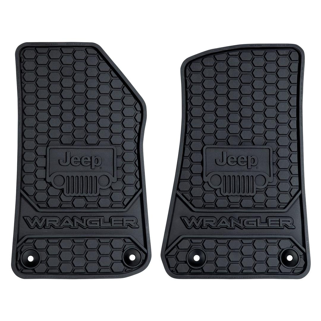 PLASTICOLOR 001805R01 Jeep Custom Factory Fit Front Vehicle Floor Mats Model Years 2019-2023 Black from The Twister Group PLASTICOLOR 001805R01 Jeep Custom Factory Fit Front Vehicle Floor Mats Model Years 2019-2023 Black - The Twister Group product