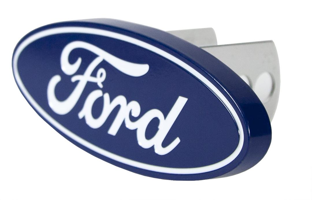 PLASTICOLOR 002236 Ford Oval Hitch Cover, Fits Class II, 1.25 INCH & Class III, 2 INCH receivers, Billet aluminum from The Twister Group PLASTICOLOR 002236 Ford Oval Hitch Cover, Fits Class II, 1.25 INCH & Class III, 2 INCH receivers, Billet aluminum - The Twister Group product