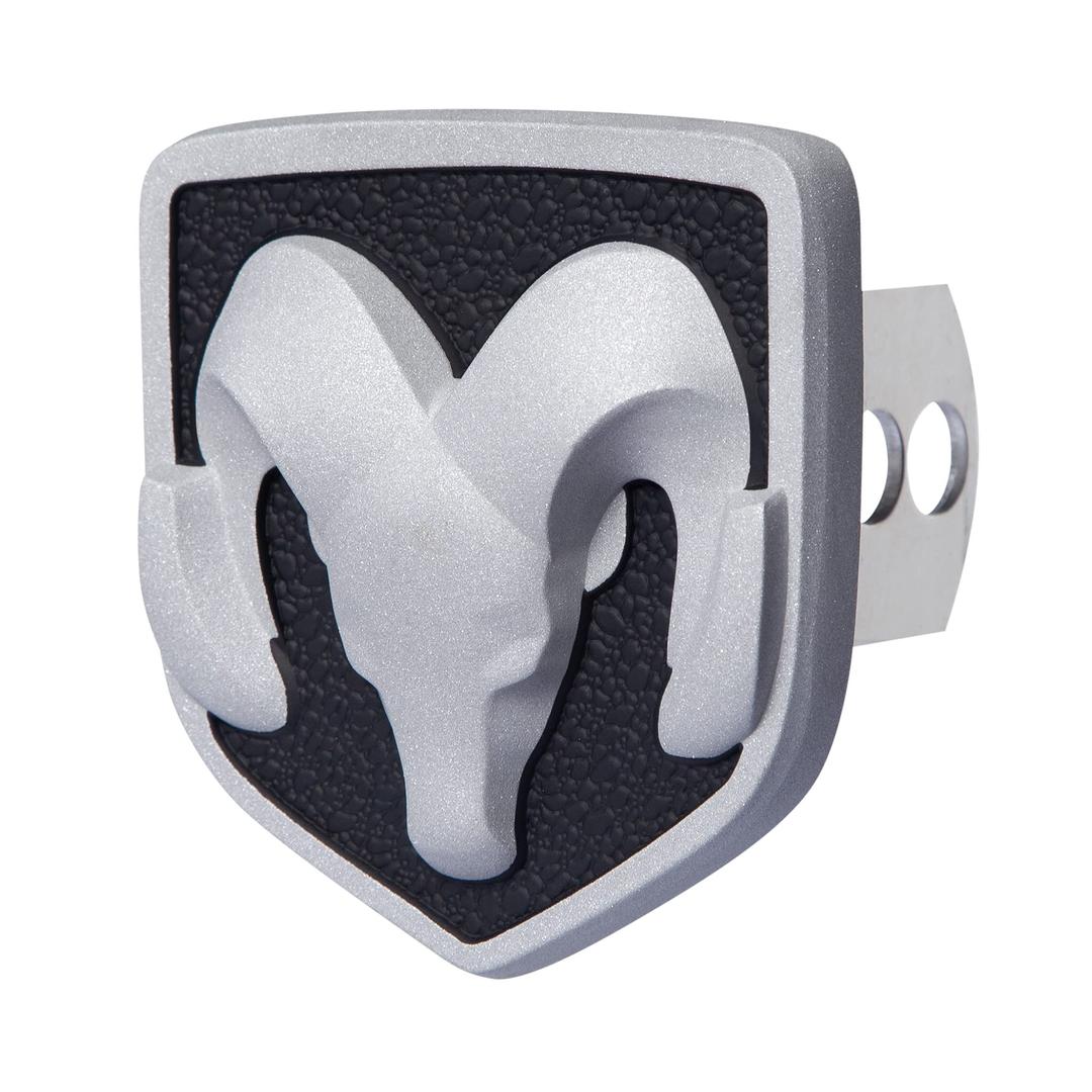 PLASTICOLOR 002294R01 RAM Head Gray 3-Dimensional Hitch Plug from The Twister Group PLASTICOLOR 002294R01 RAM Head Gray 3-Dimensional Hitch Plug - The Twister Group product