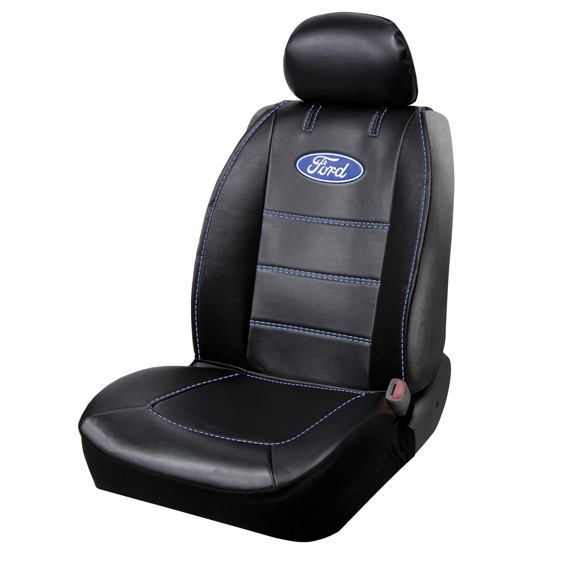 PLASTICOLOR 008625R01 Ford Deluxe Seat Cover Embrodired Logo High Contrast Stitching Premium 3 Piece Sideless Car Truck or SUV Seatcover with Cargo Pocket, Black - High quality product image showing PLASTICOLOR 008625R01 Ford Deluxe Seat Cover Embrodired Logo High Contrast Stitching Premium 3 Piece Sideless Car Truck or SUV Seatcover with Cargo Pocket, Black details and features PLASTICOLOR 008625R01 Ford Deluxe Seat Cover Embrodired Logo High Contrast Stitching Premium 3 Piece Sideless Car Truck or SUV Seatcover with Cargo Pocket, Black - High quality product image showing PLASTICOLOR 008625R01 Ford Deluxe Seat Cover Embrodired Logo High Contrast Stitching Premium 3 Piece Sideless Car Truck or SUV Seatcover with Cargo Pocket, Black details and features