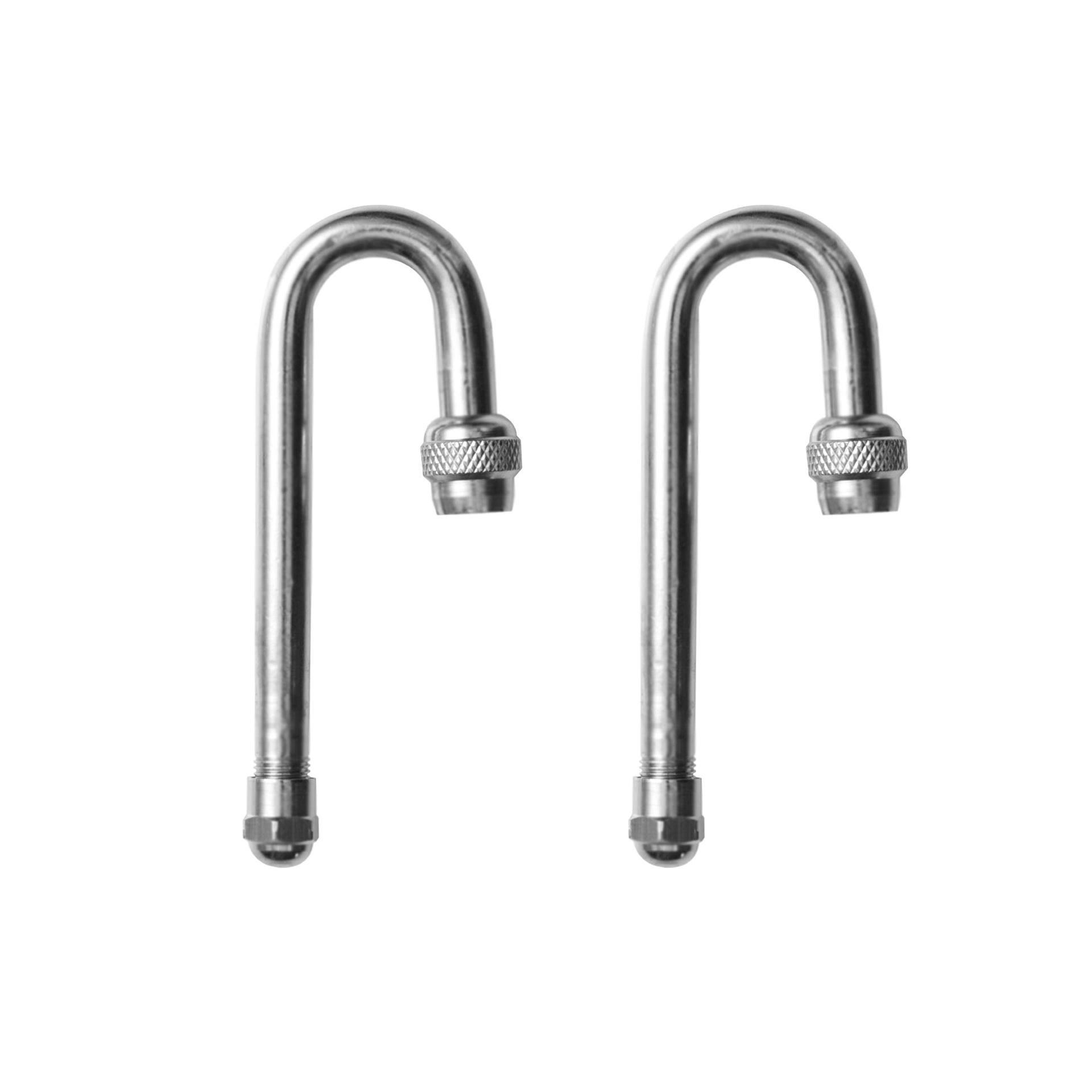 PACIFIC DUALIES 18180 180 Degree Valve Stem Extension - Set of 2, Silver - High quality product image showing PACIFIC DUALIES 18180 180 Degree Valve Stem Extension - Set of 2, Silver details and features PACIFIC DUALIES 18180 180 Degree Valve Stem Extension - Set of 2, Silver - High quality product image showing PACIFIC DUALIES 18180 180 Degree Valve Stem Extension - Set of 2, Silver details and features