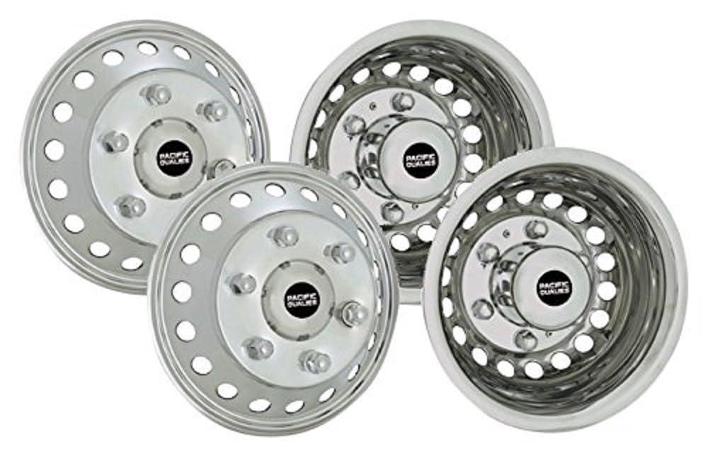 PACIFIC DUALIES 44-1608A Polished Stainless Steel Wheel Simulator Kit for 2012-2021 Dodge, Mercedes and Freightliner Sprinter Van - High quality product image showing PACIFIC DUALIES 44-1608A Polished Stainless Steel Wheel Simulator Kit for 2012-2021 Dodge, Mercedes and Freightliner Sprinter Van details and features PACIFIC DUALIES 44-1608A Polished Stainless Steel Wheel Simulator Kit for 2012-2021 Dodge, Mercedes and Freightliner Sprinter Van - High quality product image showing PACIFIC DUALIES 44-1608A Polished Stainless Steel Wheel Simulator Kit for 2012-2021 Dodge, Mercedes and Freightliner Sprinter Van details and features