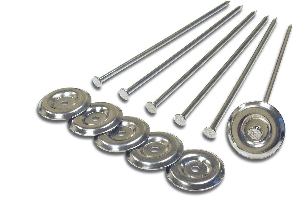 PREST-O-FIT 2-2001 Patio Rug Stakes - Pack of 6 Silver from The Twister Group PREST-O-FIT 2-2001 Patio Rug Stakes - Pack of 6 Silver - The Twister Group Tools product