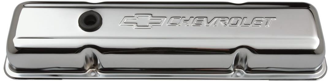 PROFORM 141-102 SBC Chrome Bowtie Valve Cover - Short with Baffle from The Twister Group PROFORM 141-102 SBC Chrome Bowtie Valve Cover - Short with Baffle - The Twister Group Tools product