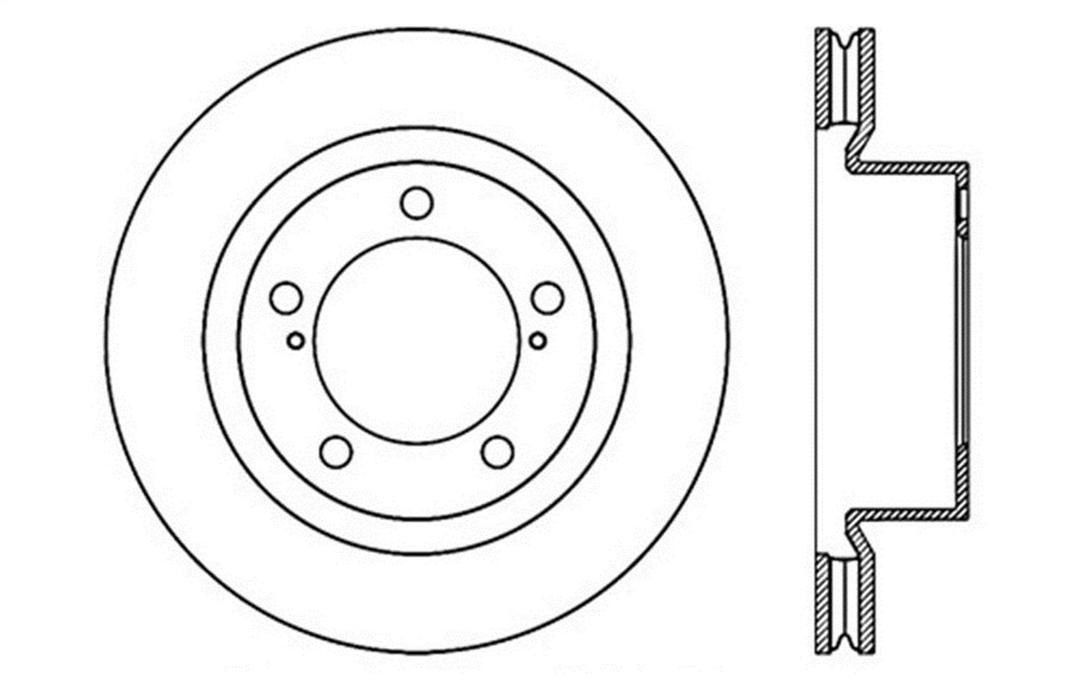 STOP TECH 127.44162L Sport Drilled/Slotted Brake Rotor (Front Left) from The Twister Group STOP TECH 127.44162L Sport Drilled/Slotted Brake Rotor (Front Left) - The Twister Group Tools product