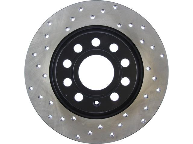 STOP TECH 128.33129R Brake Rotor; SportStop Drilled; One Piece Design; Wheel Bolt Pattern 5 x 112 Millimeter; 282 Millimeter Outside Diameter x 48.2 Millimeter Height x 12 Millimeter Nominal Thickness; 65 Millimeter Hub Inside Diameter - High quality product image showing STOP TECH 128.33129R Brake Rotor; SportStop Drilled; One Piece Design; Wheel Bolt Pattern 5 x 112 Millimeter; 282 Millimeter Outside Diameter x 48.2 Millimeter Height x 12 Millimeter Nominal Thickness; 65 Millimeter Hub Inside Diameter details and features STOP TECH 128.33129R Brake Rotor; SportStop Drilled; One Piece Design; Wheel Bolt Pattern 5 x 112 Millimeter; 282 Millimeter Outside Diameter x 48.2 Millimeter Height x 12 Millimeter Nominal Thickness; 65 Millimeter Hub Inside Diameter - High quality product image showing STOP TECH 128.33129R Brake Rotor; SportStop Drilled; One Piece Design; Wheel Bolt Pattern 5 x 112 Millimeter; 282 Millimeter Outside Diameter x 48.2 Millimeter Height x 12 Millimeter Nominal Thickness; 65 Millimeter Hub Inside Diameter details and features