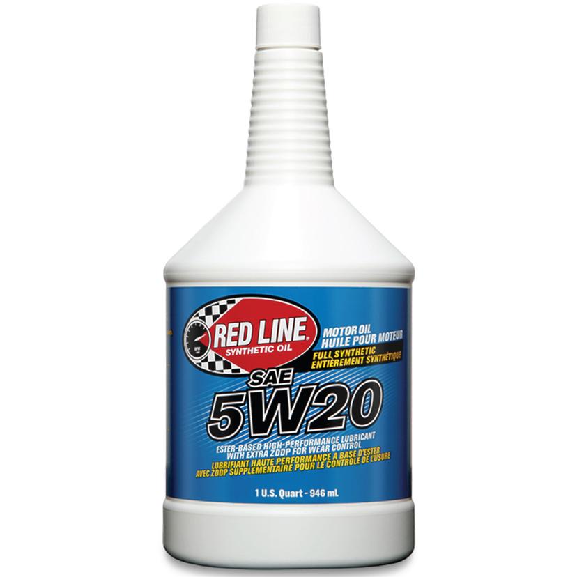 RED LINE 15204 SAE 5W20 Fully Synthetic Motor Oil - 1 Quart RED LINE 15204 SAE 5W20 Fully Synthetic Motor Oil - 1 Quart