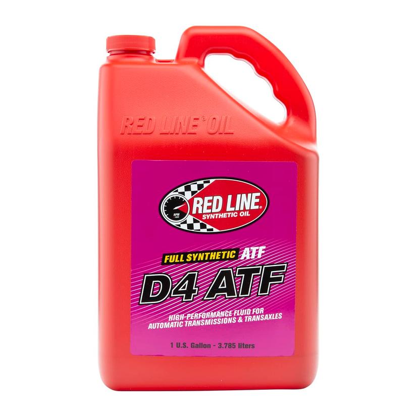 RED LINE 30505 D4 Synthetic Automatic Transmission Fluid (ATF) - 1 Gallon RED LINE 30505 D4 Synthetic Automatic Transmission Fluid (ATF) - 1 Gallon