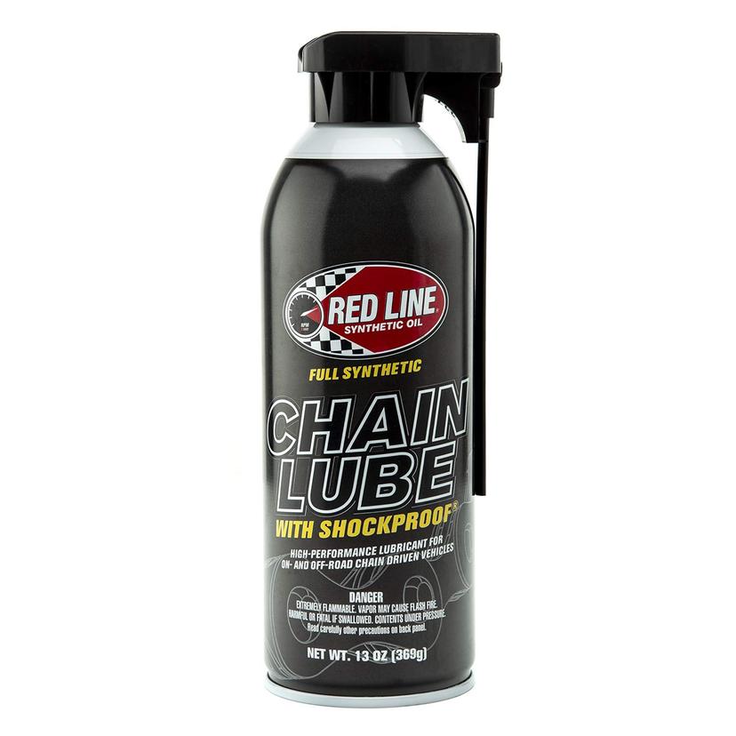 RED LINE 43103 Chain Lube with ShockProof - 13oz, 1 Bottle RED LINE 43103 Chain Lube with ShockProof - 13oz, 1 Bottle