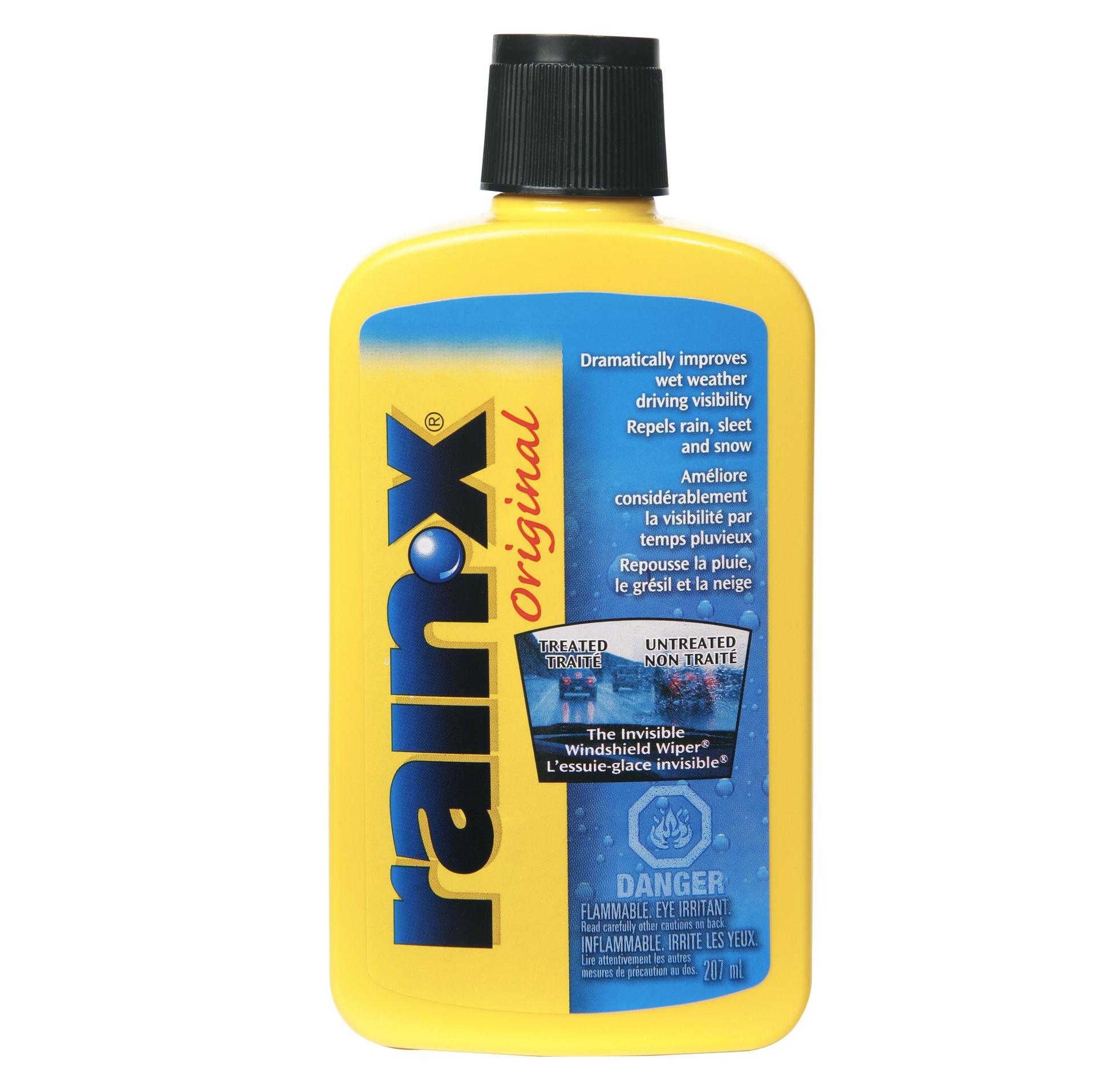 RAIN-X 800002243 Glass Treatment, 7 oz. - Exterior Glass Treatment To Dramatically Improve Wet Weather Driving Visibility During All Weather Conditions, Yellow (Packaging May Vary) - High quality product image showing RAIN-X 800002243 Glass Treatment, 7 oz. - Exterior Glass Treatment To Dramatically Improve Wet Weather Driving Visibility During All Weather Conditions, Yellow (Packaging May Vary) details and features RAIN-X 800002243 Glass Treatment, 7 oz. - Exterior Glass Treatment To Dramatically Improve Wet Weather Driving Visibility During All Weather Conditions, Yellow (Packaging May Vary) - High quality product image showing RAIN-X 800002243 Glass Treatment, 7 oz. - Exterior Glass Treatment To Dramatically Improve Wet Weather Driving Visibility During All Weather Conditions, Yellow (Packaging May Vary) details and features