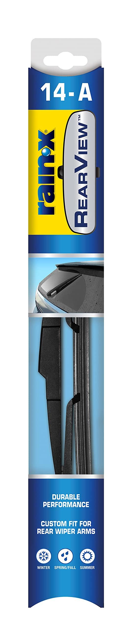 RAIN-X 850026 RearView Rear Wiper Blade, 14 Inch Composite Rear Wiper Blade, Fits Rock Lock 2 (Pack Of 1), Automotive Replacement Wiper Blades That Meet Or Exceed OEM Quality And Design Standards - High quality product image showing RAIN-X 850026 RearView Rear Wiper Blade, 14 Inch Composite Rear Wiper Blade, Fits Rock Lock 2 (Pack Of 1), Automotive Replacement Wiper Blades That Meet Or Exceed OEM Quality And Design Standards details and features RAIN-X 850026 RearView Rear Wiper Blade, 14 Inch Composite Rear Wiper Blade, Fits Rock Lock 2 (Pack Of 1), Automotive Replacement Wiper Blades That Meet Or Exceed OEM Quality And Design Standards - High quality product image showing RAIN-X 850026 RearView Rear Wiper Blade, 14 Inch Composite Rear Wiper Blade, Fits Rock Lock 2 (Pack Of 1), Automotive Replacement Wiper Blades That Meet Or Exceed OEM Quality And Design Standards details and features