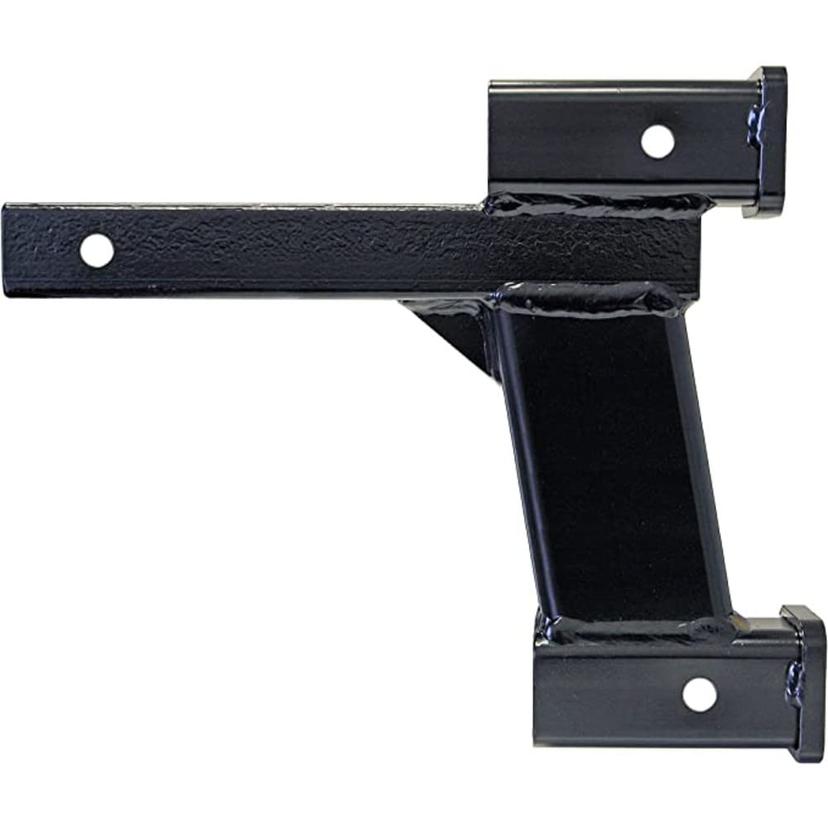 ROADMASTER 077-10 Dual Hitch Receiver with 2 Inch and 10 Inch Offsets, Black ROADMASTER 077-10 Dual Hitch Receiver with 2 Inch and 10 Inch Offsets, Black